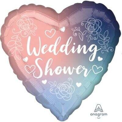 Foil Balloon - Wedding Shower - 18&quot;