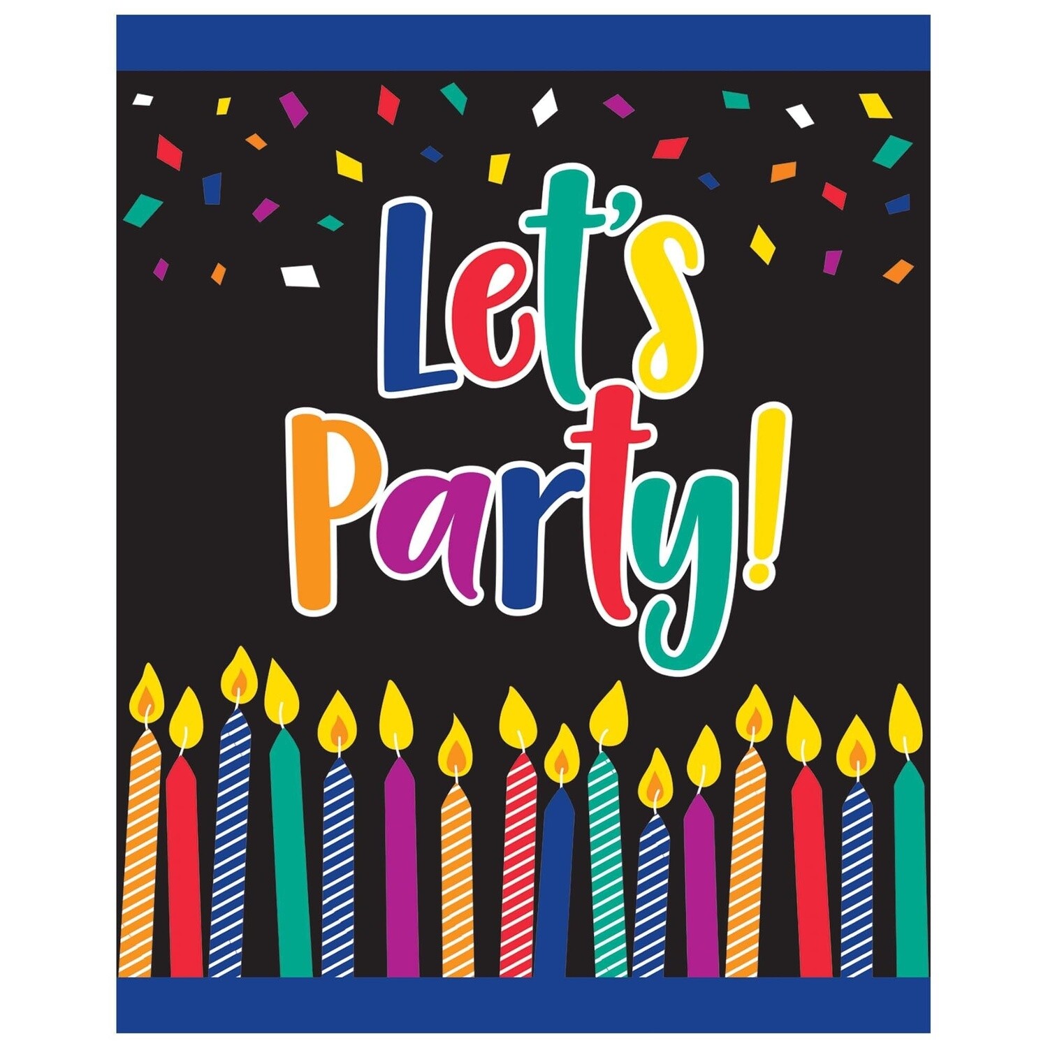 Birthday Candles Postcard Invite