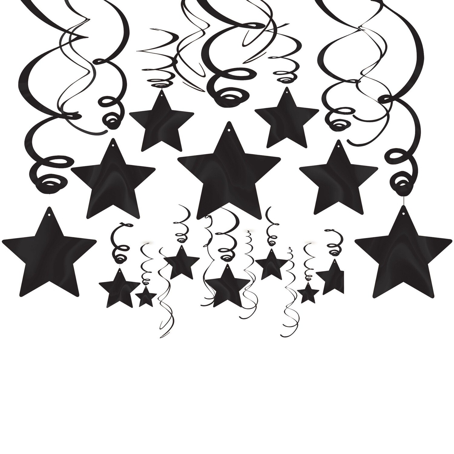 Shooting Stars Mega Value Pack Swirl Black
