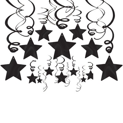 Shooting Stars Mega Value Pack Swirl Black