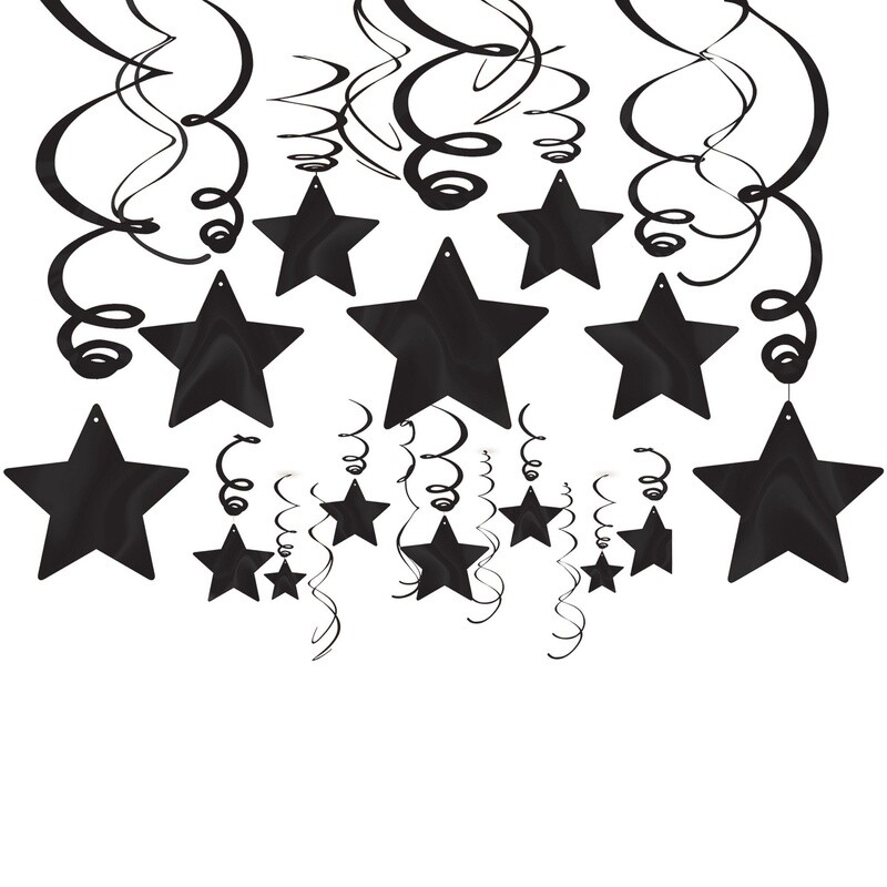 Shooting Stars Mega Value Pack Swirl Black