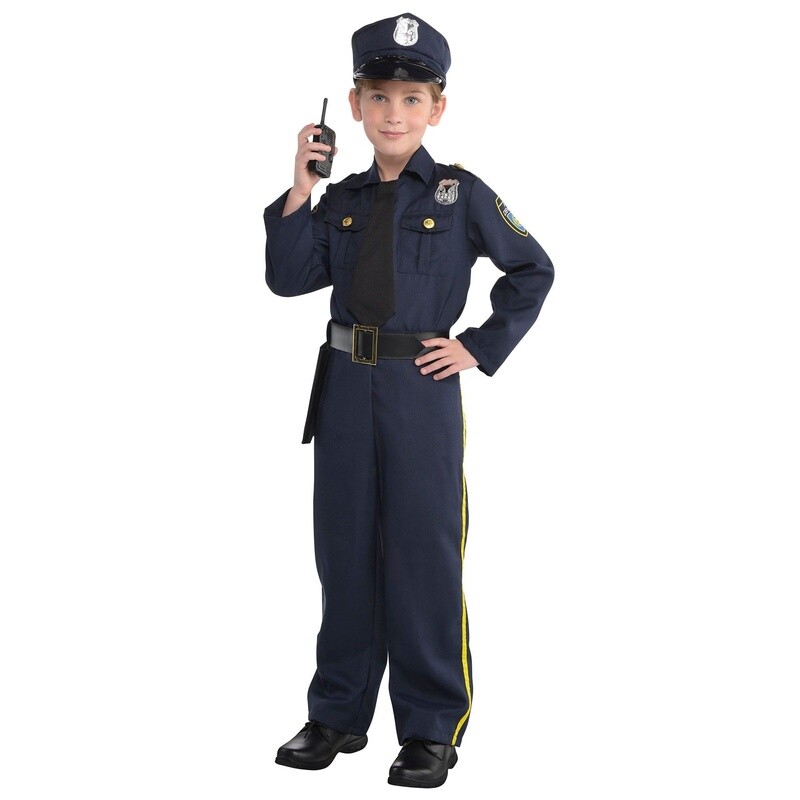 Costume - Police Officer - (Child Medium 8-10)