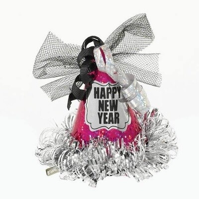 Hair Clip - Cone - Happy New Year - 1pc
