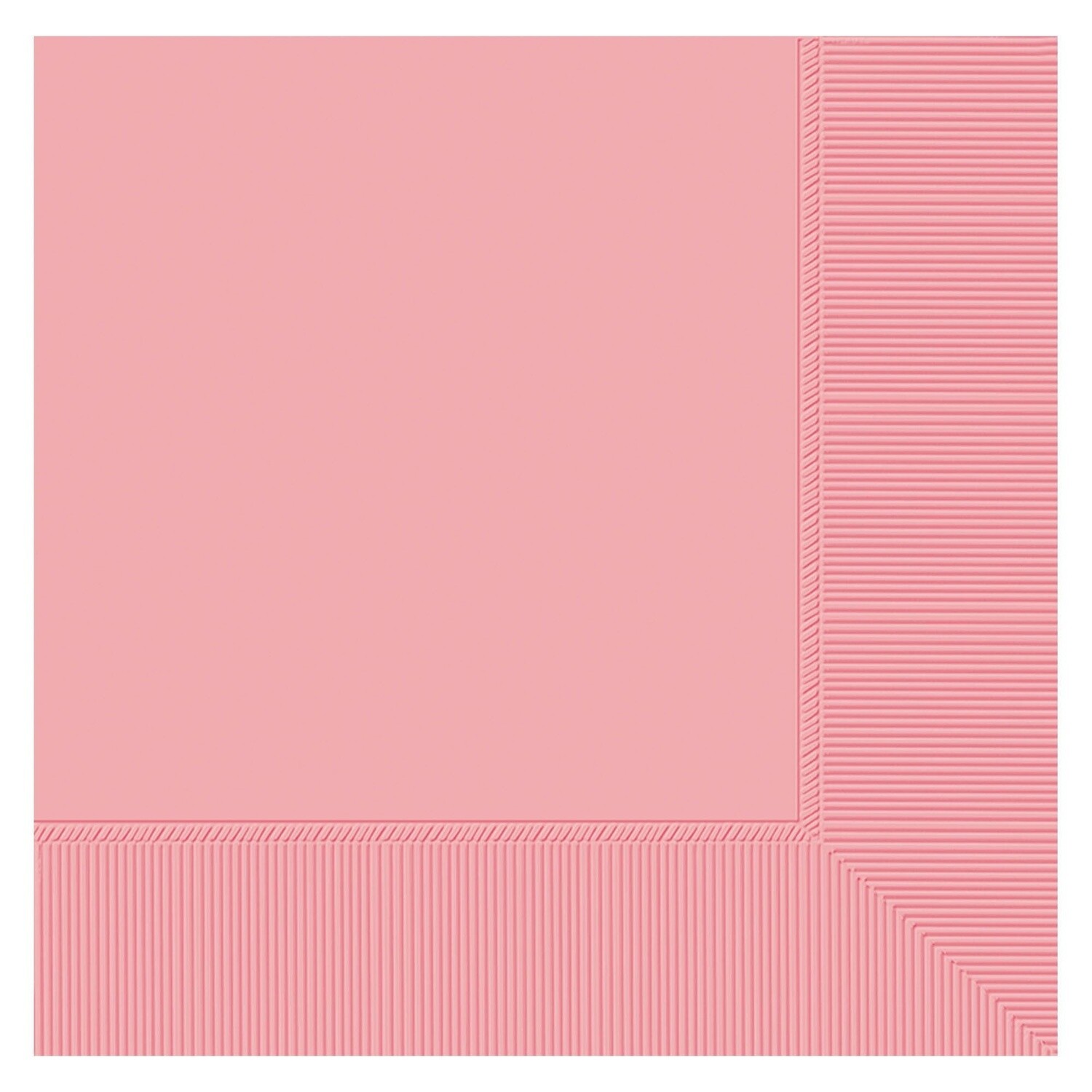 3-Ply Luncheon Napkins, Mid Ct. - New Pink - 20PK