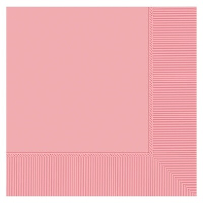 3-Ply Luncheon Napkins, Mid Ct. - New Pink - 20PK