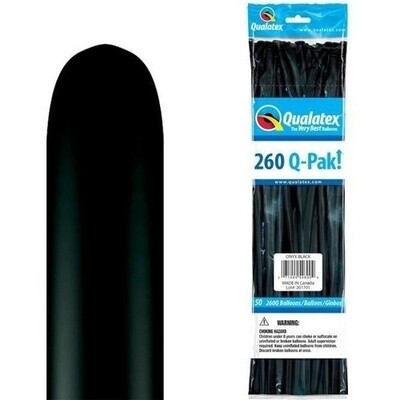 260 Q Pak - Black - 50 PK