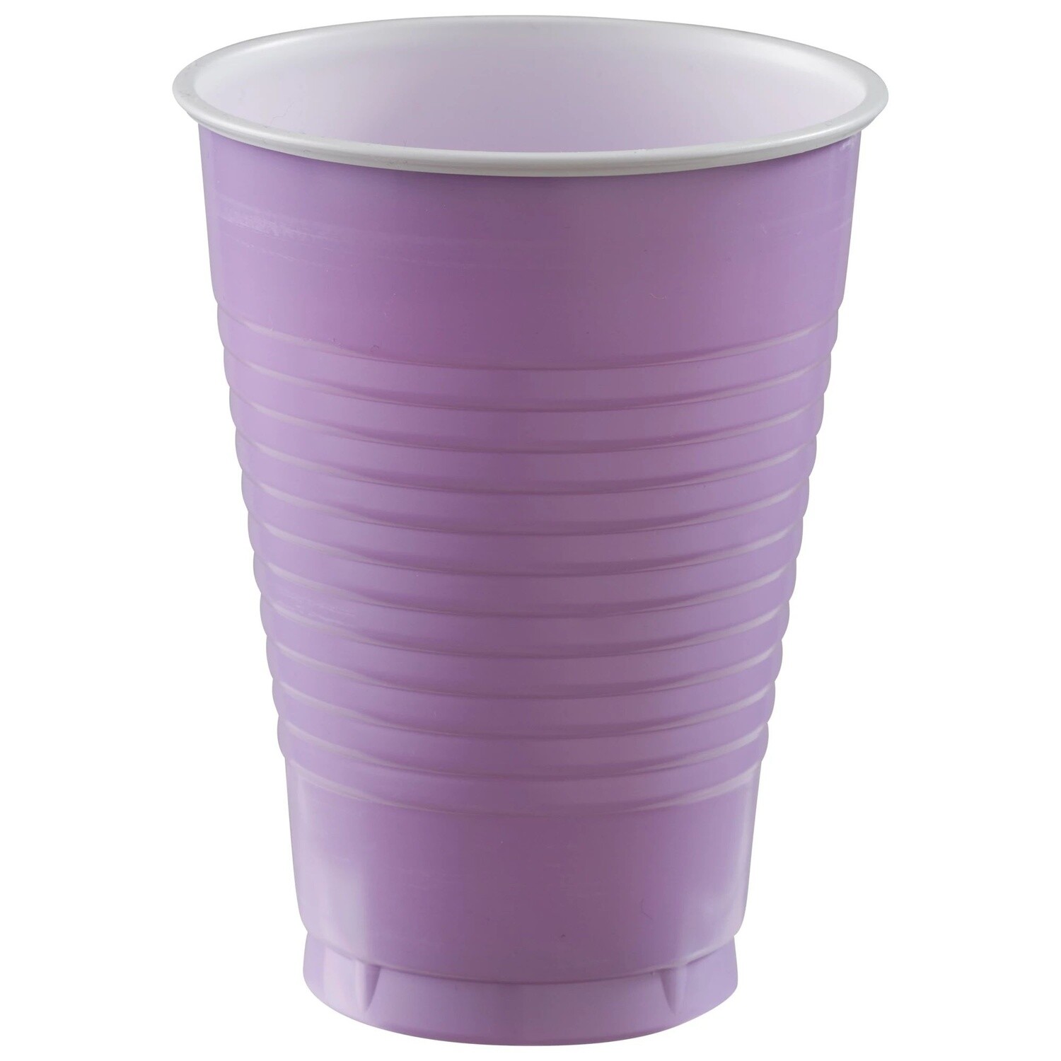Cups - 12 oz. Plastic Cups, Mid Ct. - Lavender - 20PCS