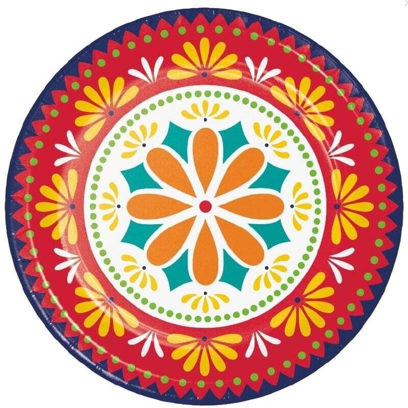 Plates - BEV - Fiesta Pottery - 8PCS - 7&quot;