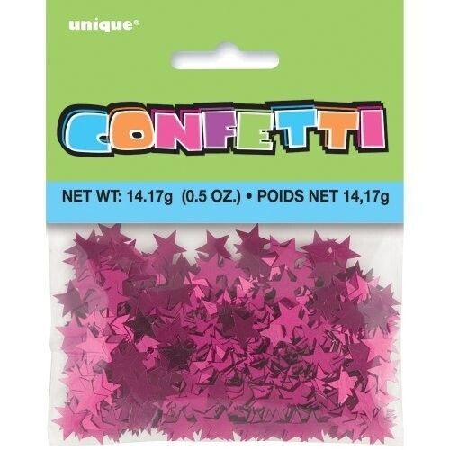 Confetti- Pink Stars- 14g