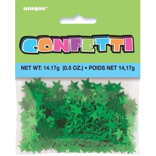 Confetti- Green Stars- 14g