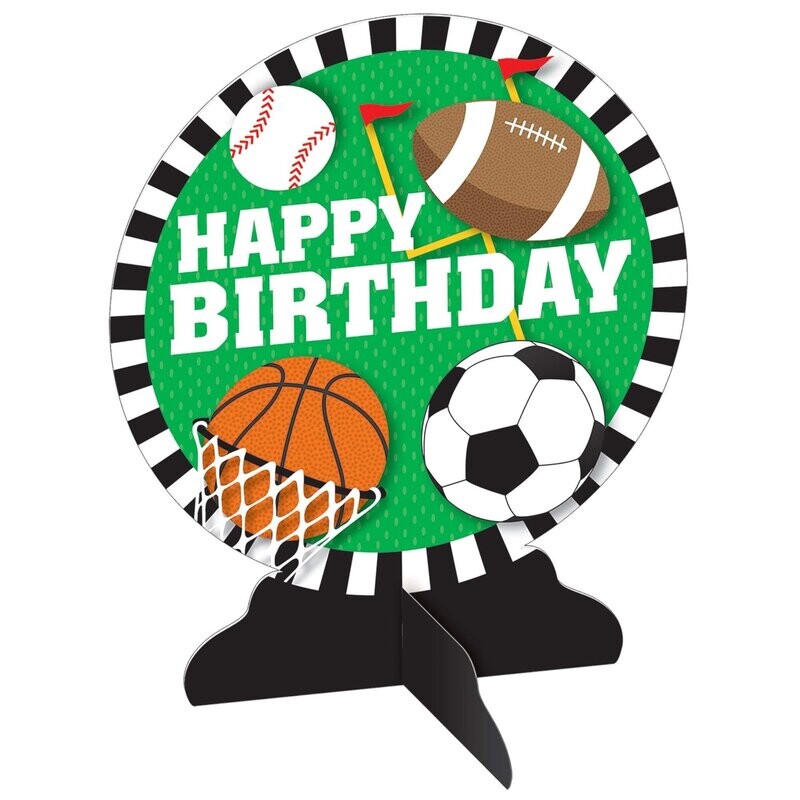 All Star Birthday Table Centerpiece