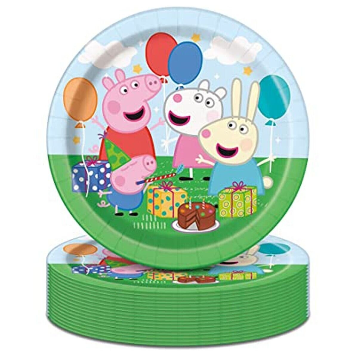 Plates - Bev - Peppa Pig - 6.75&quot; - 8PCS