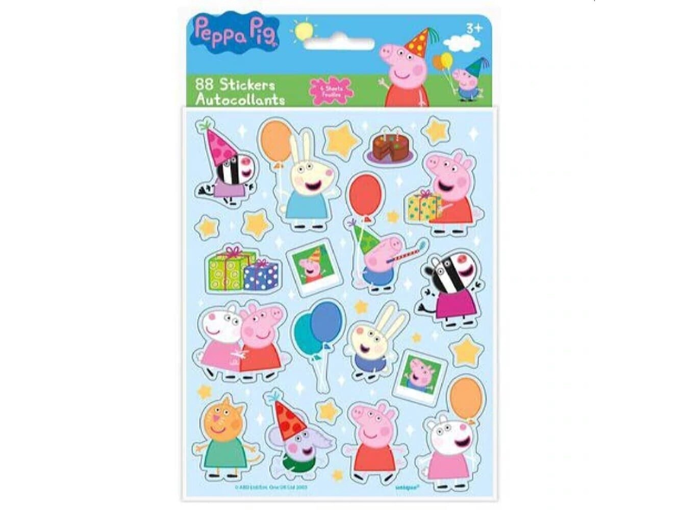 Stickers - Peppa Pig - 88PCS