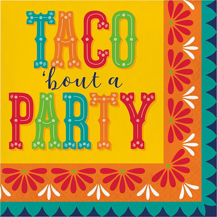 Napkins - LN - Fiesta pottery Taco - 16PCS - 2 PLY
