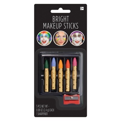 Bright Color Makeup Sticks - 6 PCS