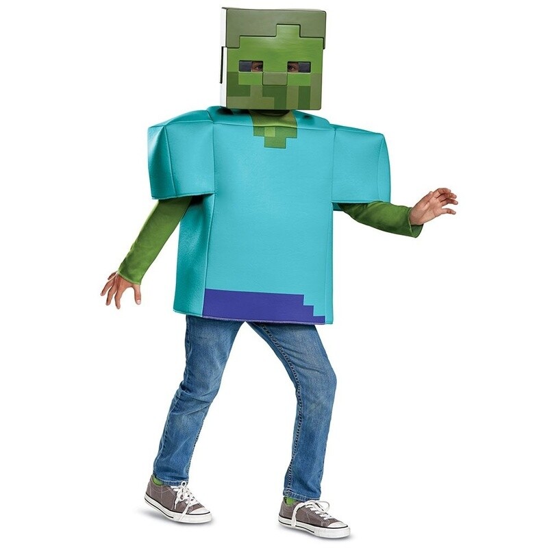 Costume - Child - Medium - Zombie - Minecraft