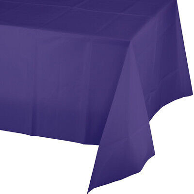 Table Cover - Purple - Plastic - 54&#39;X108&quot;
