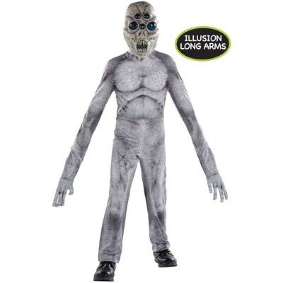 Costume - Illusion Long Arm Alien - (Child Large 12-14)