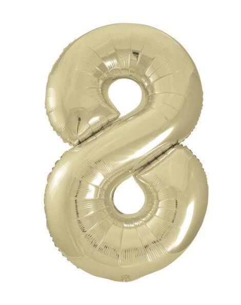 Foil Balloon - Gold #8 - 34&quot;