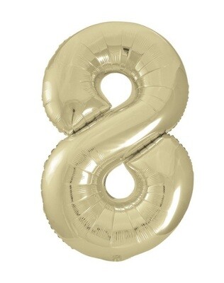 Foil Balloon - Gold #8 - 34&quot;