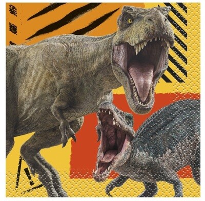 Napkins - Bev - Jurassic World - 16pcs