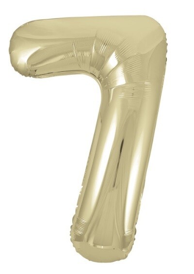 Foil Balloon - Gold #7 - 34&quot;