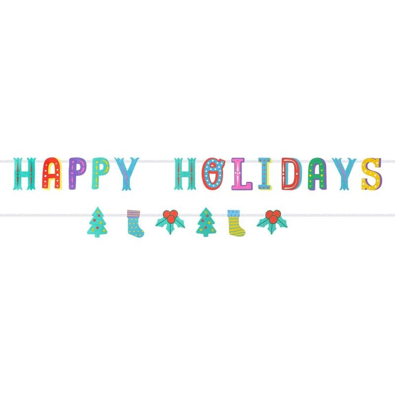 Christmas - Happy Holidays Icons Banners