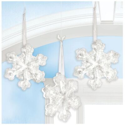 3-D Snowflakes Multi-Pack