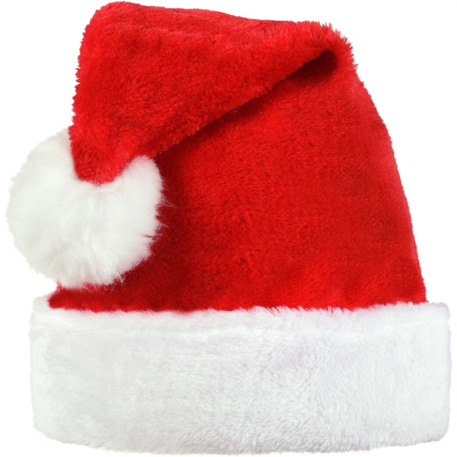 Christmas - Santa Plush Value Hat Adult