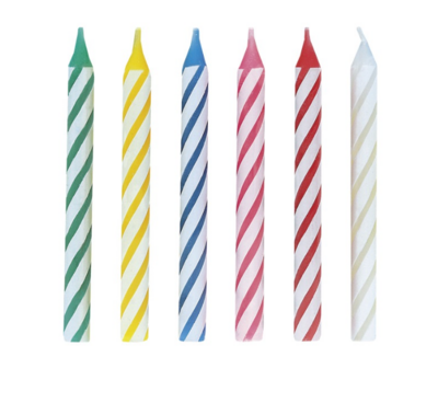 Candles - Multi Color - Birthday  - 24PCS