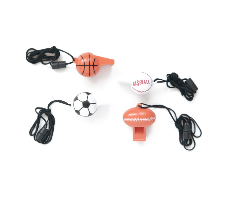Favours - Sports Ball Whistles - 4 PCS