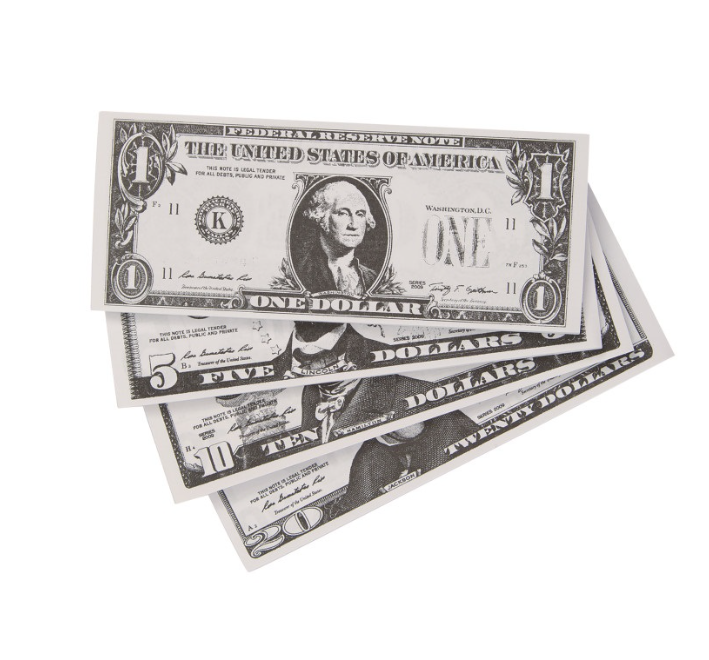 Favours - Mini Money Pads - 8 PCS