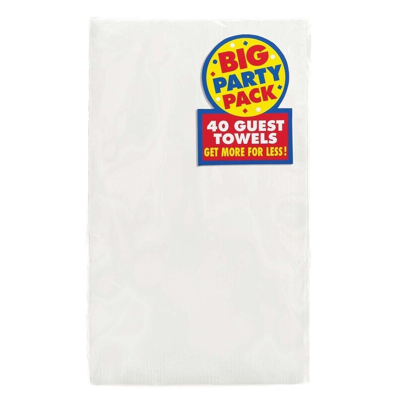 Guest Towel - White 40pk
