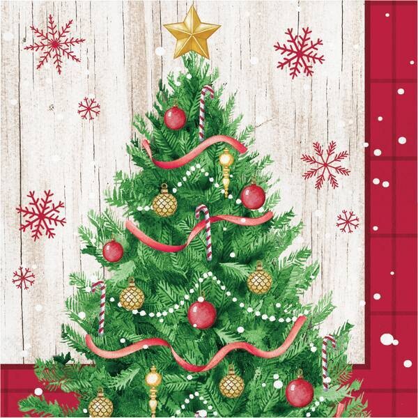 Napkins LN - Vintage Christmas - 16PCS - 2 PLY