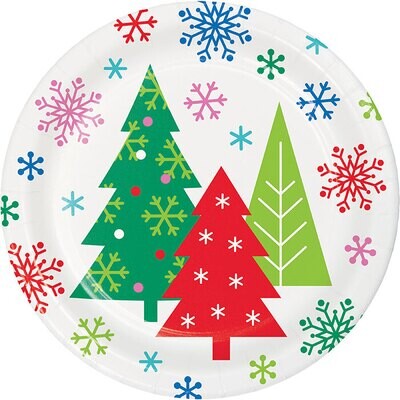 Plates Bev - Merry Everything/Trees