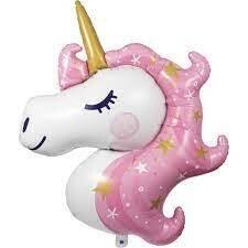 Foil Balloon - Unicorn Galaxy - Super Shape - 33&quot; X 29&quot;