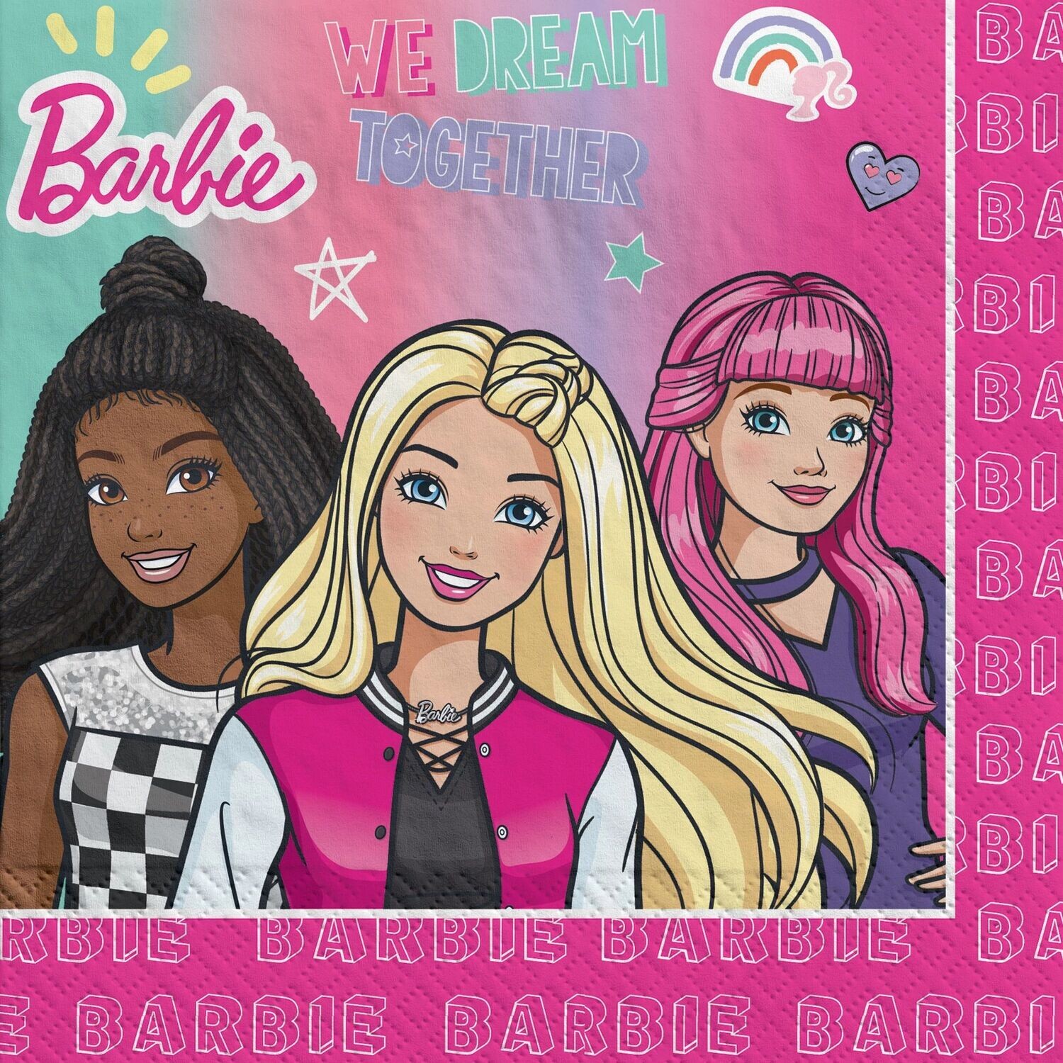 Napkins - LN - Barbie - 16PCS - 2 PLY