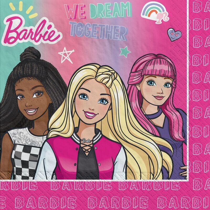Napkins - LN - Barbie - 16PCS - 2 PLY