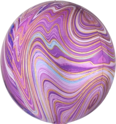 Foil Balloon - Purple Maple Orbz