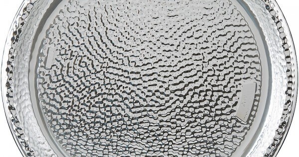 Serving Tray- Metallic Silver