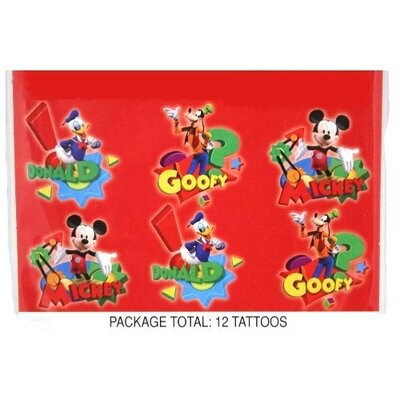 Tattoos-Mickey Mouse Clubhouse-2pk
