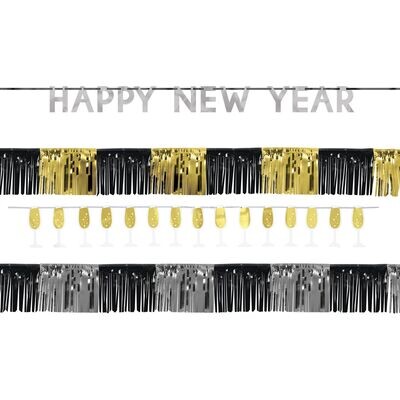 Happy New Year Banner Kit - 4 PCs