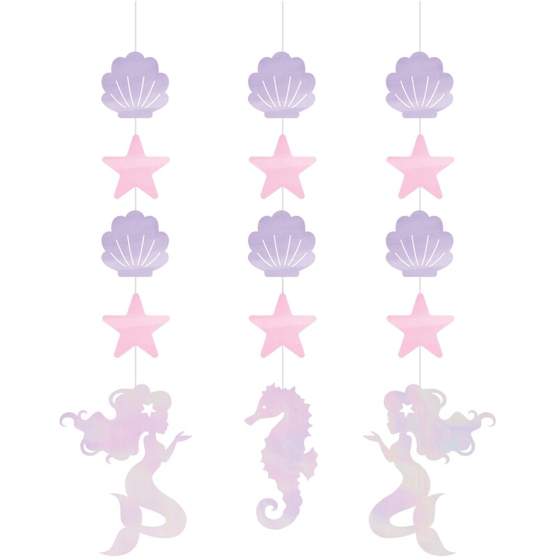 Hanging Cutouts - Mermaid Shine - 3pcs