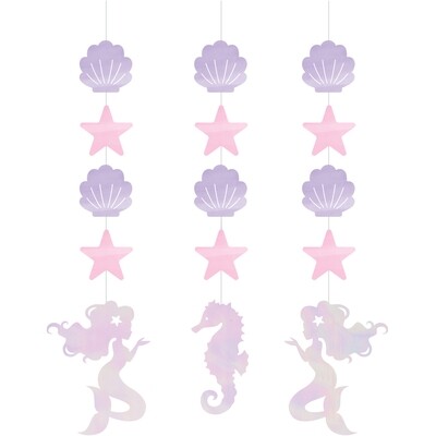 Hanging Cutouts - Mermaid Shine - 3pcs