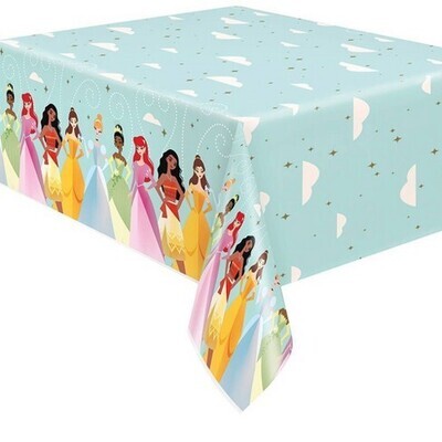 Table Cover - Plastic - Disney Princess - 54&quot;X84&quot;