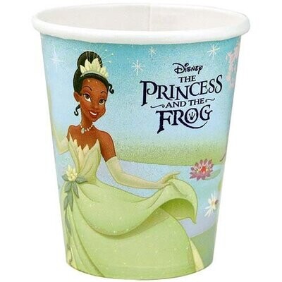 Cups-Princess and Frog-Paper-9oz-8pk- Final Sale