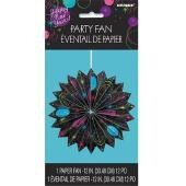 Paper Fan- Black Print