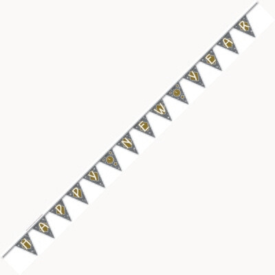 Happy New Year Flag Banner 14&#39;