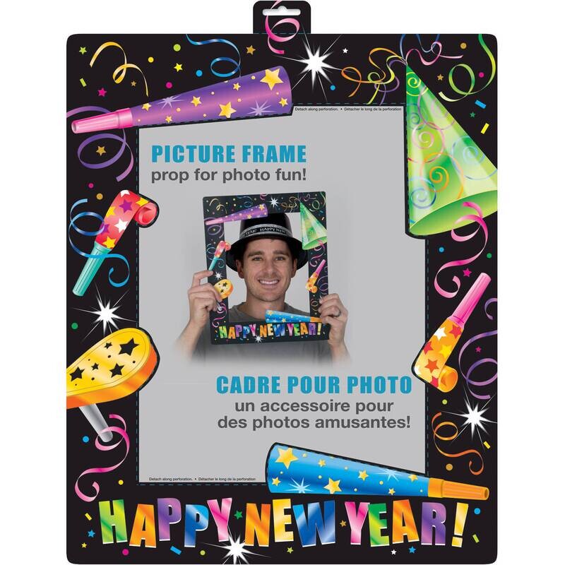 Happy New Year Picture Frame Photo Prop