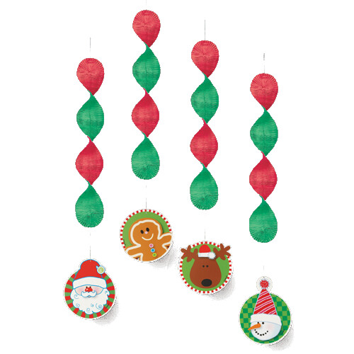 Hanging Decor-Christmas-4pk-18&#39;&#39;